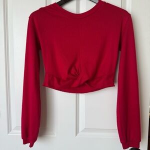 Gilly Hicks Red Twist Front Top
